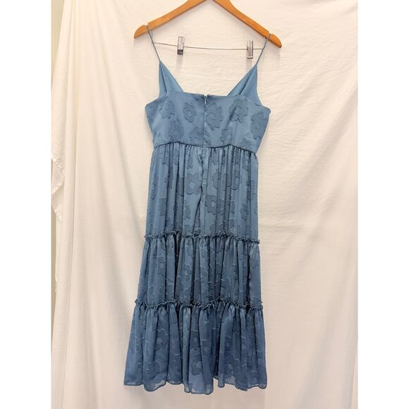 Sachin + Babi NEW Dalia Midi Dress US 4 Blue Wedding Birthday Cocktail Feminine - Picture 3 of 7